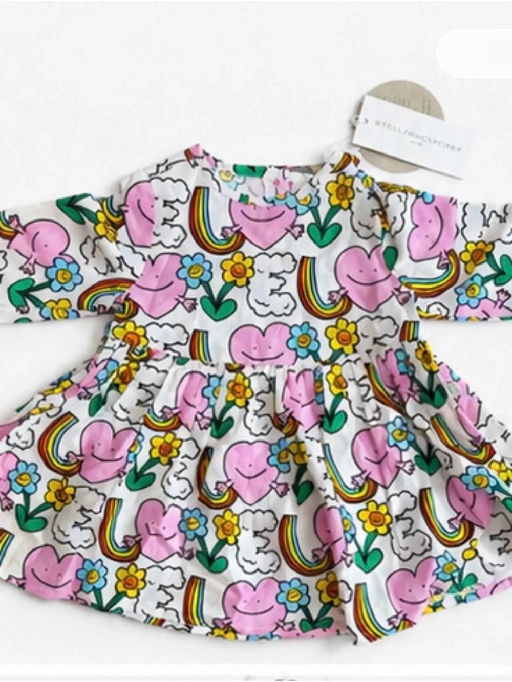 Stella McCartney Earth Friends Print Dress and Bloomers Set